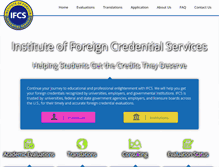 Tablet Screenshot of ifcsevals.com